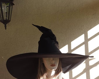 Hexenhut Für Damen – Spitze Zauberhüte Mit Breiter Krempe Für Halloween & Karneval | Faltbar & Stylisch