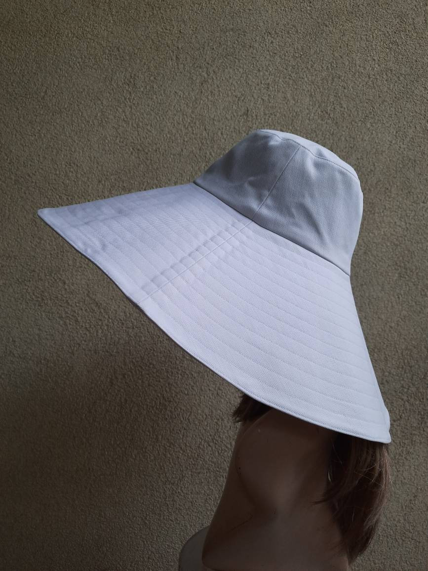 Women's Wide Brim Sun Hat White lupon.gov.ph