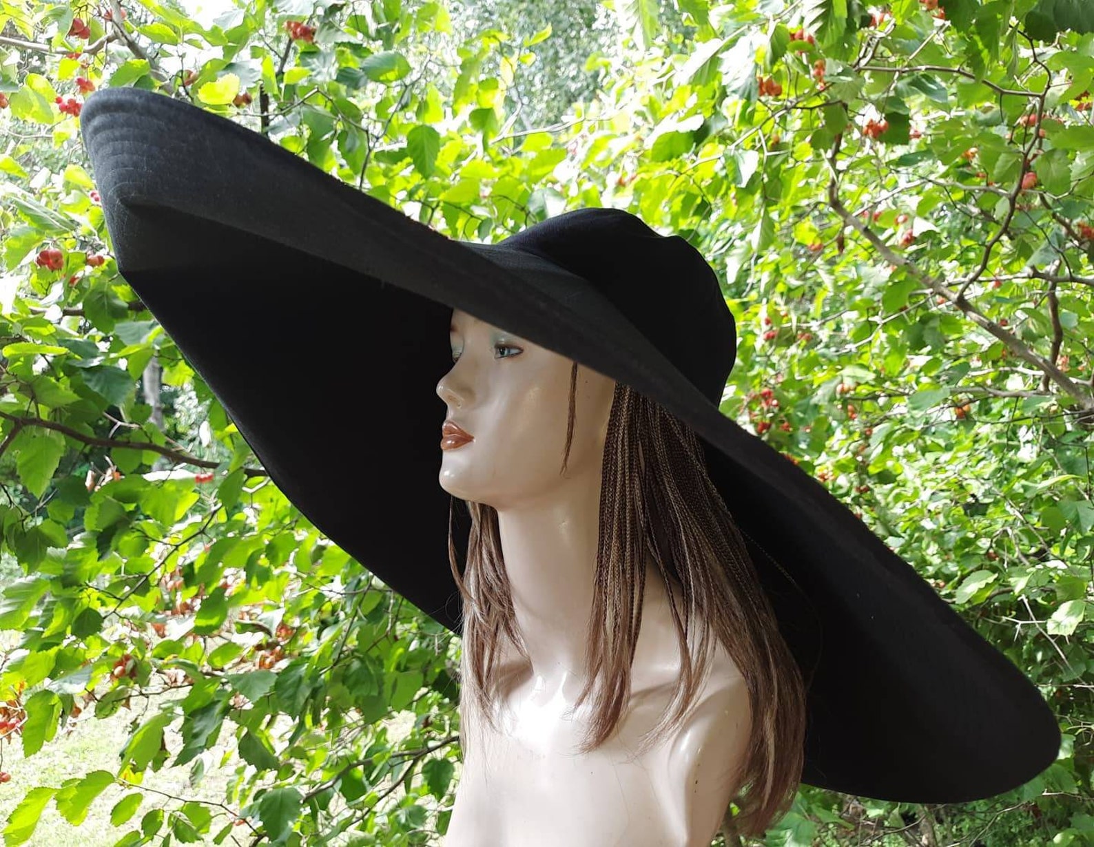 Extra Large Brim Sun Hat Women