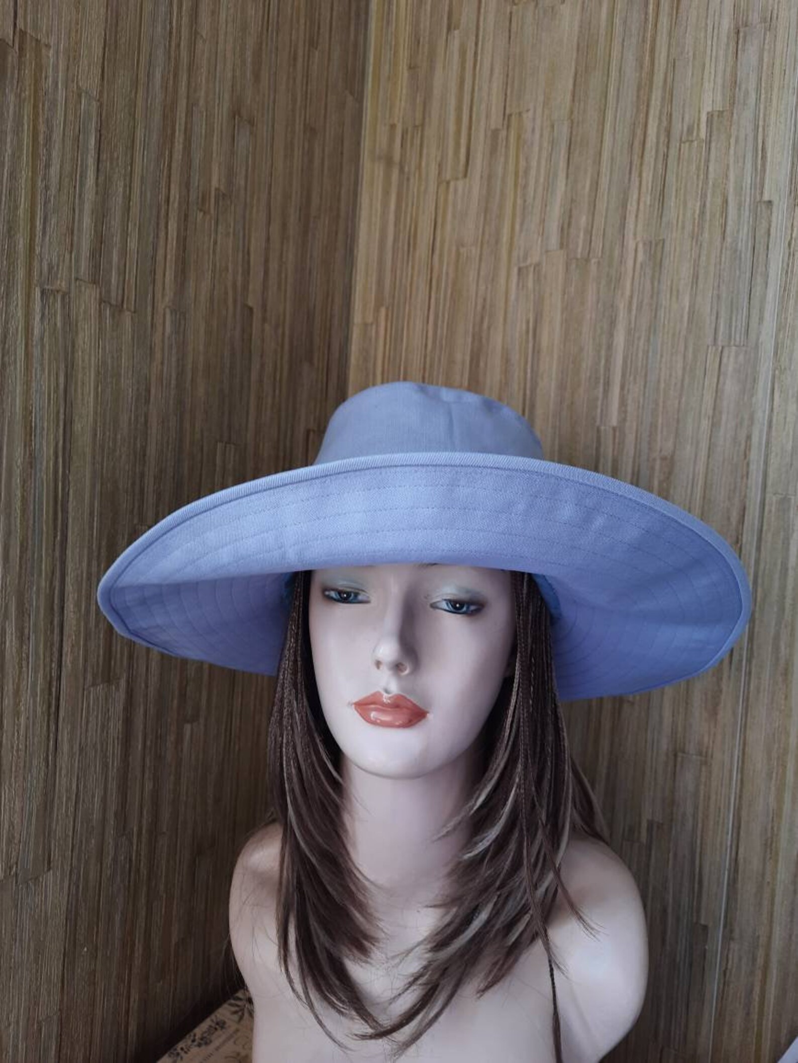 Light Blue Denim Summer Sun Hat Hiking Hat Women's Sun Etsy
