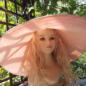 Extra extra large brim sun hat, women&#39;s Sun hat, wide brim summer hat, linen sun hat, linen hat with extra wide brim,  sun protection hat