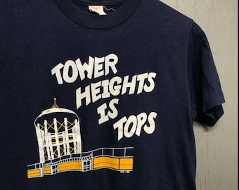 S vintage 80s 1983 Tower Heights Centerville Ohio t shirt