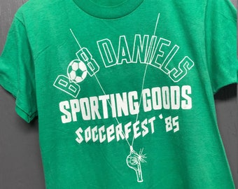 M vtg 80s 1985 Soccer Fest screen stars t shirt