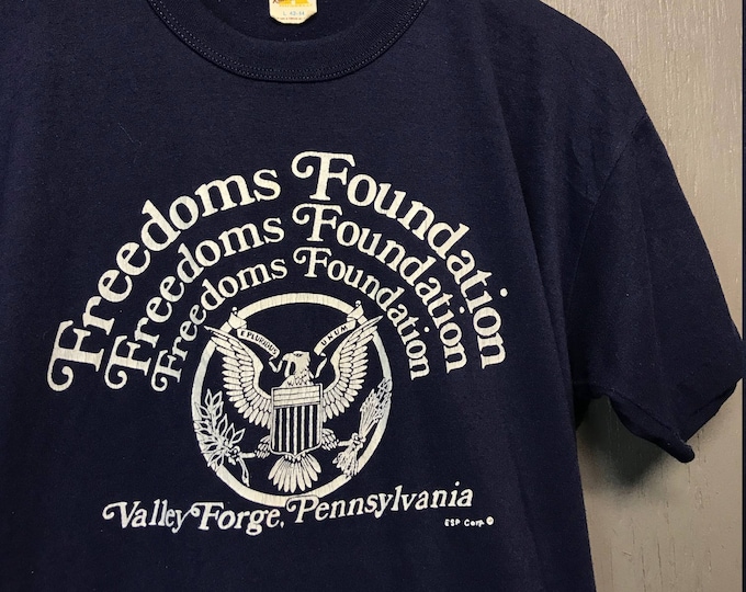 L vintage 70s Freedom Foundation valley forge PENNSYLVANIA t shirt