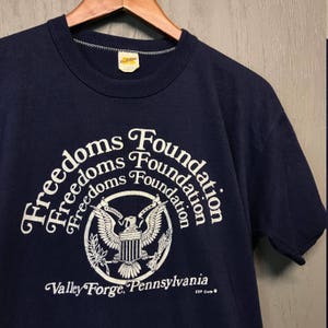 L vintage 70s Freedom Foundation valley forge PENNSYLVANIA t shirt