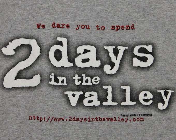 XL * vtg 90s 1996 2 Days In The Valley movie promo t shirt * 16.138
