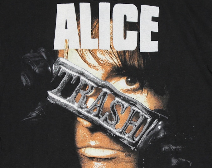 S/M * vtg 1989/1990 Alice Cooper trash tour t shirt * small medium 80s 90s * 46.154