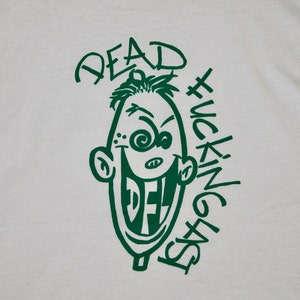S * NOS vtg 90s DFL t shirt * dead f@*king last epitaph records punk