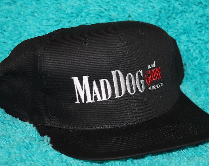 NOS vtg 90s 1993 Mad Dog and Glory movie promo snapback hat * bill murray robert de niro