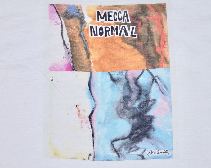L * vintage 90s Mecca Normal t shirt * indie riot grrrl k records matador kill rock stars * 58.160