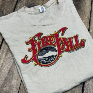 S * vintage 70s Firefall t shirt * concert tour classic rock colorado band the flying burrito brothers Winterland * 51.170