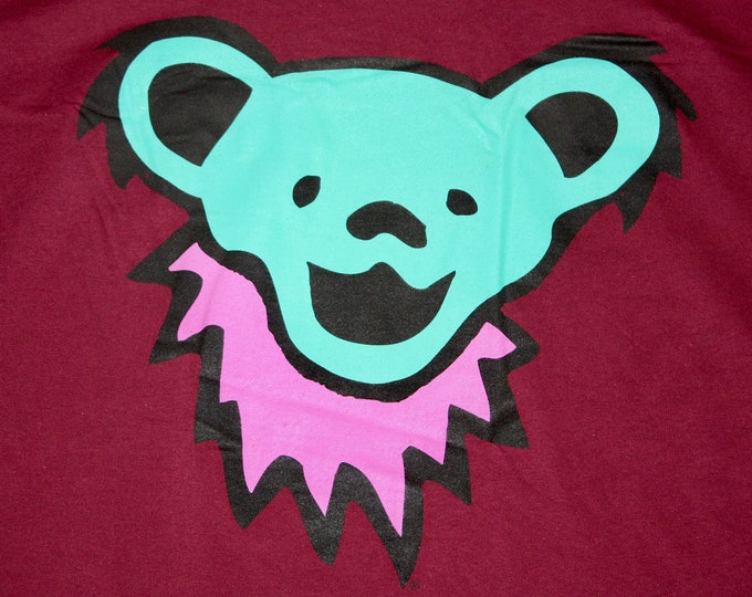 XL/XXL * vintage 90s Grateful Dead bear t shirt * deadstock