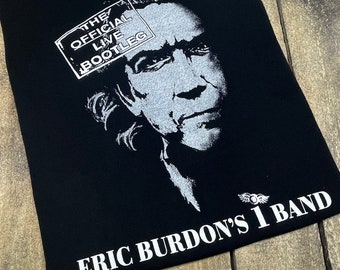 M/L * vintage 90s 1997 Eric Burdon t shirt * the animals medium large * 22.184