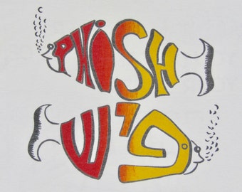 vintage phish t shirts etsy