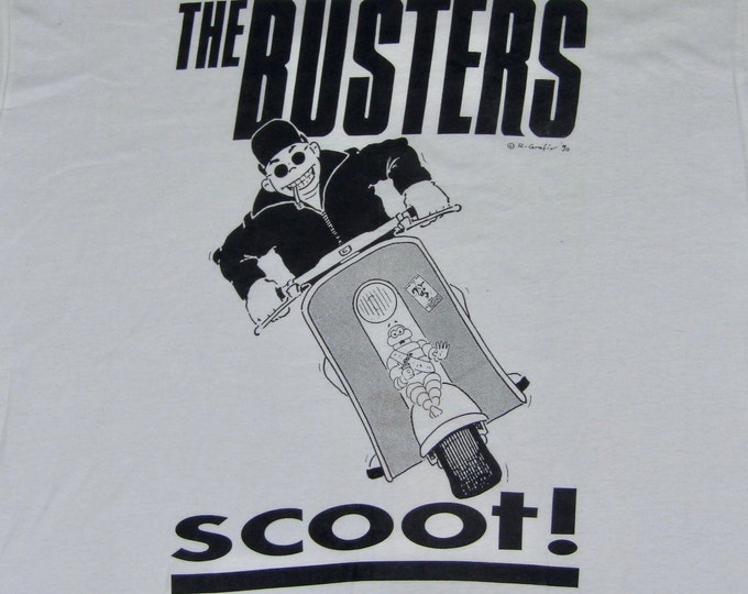 XL * NOS vtg 90s The Busters t shirt * ska * 38.168