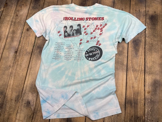 M * vintage 80s 1989 The Rolling Stones steel whe… - image 3