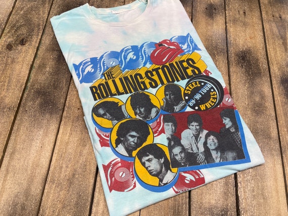 M * vintage 80s 1989 The Rolling Stones steel whe… - image 1
