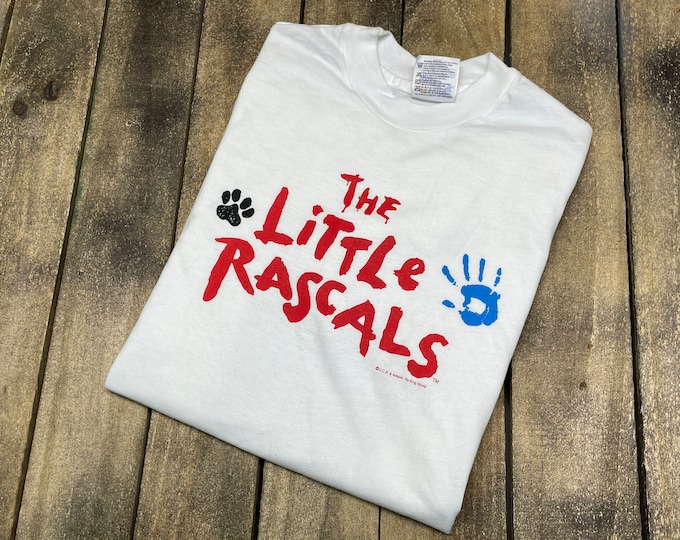 S * deadstock vintage 90s 1994 The Little Rascals promo movie t shirt * 23.181