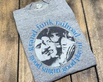 2XS vintage 1976 Grand Funk Railroad tour t shirt * good singin good playin 70s