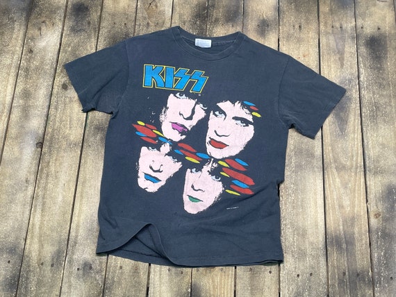 S Vintage 80s KISS Asylum Tour 1985 1986 T Shirt 68.163 - Etsy