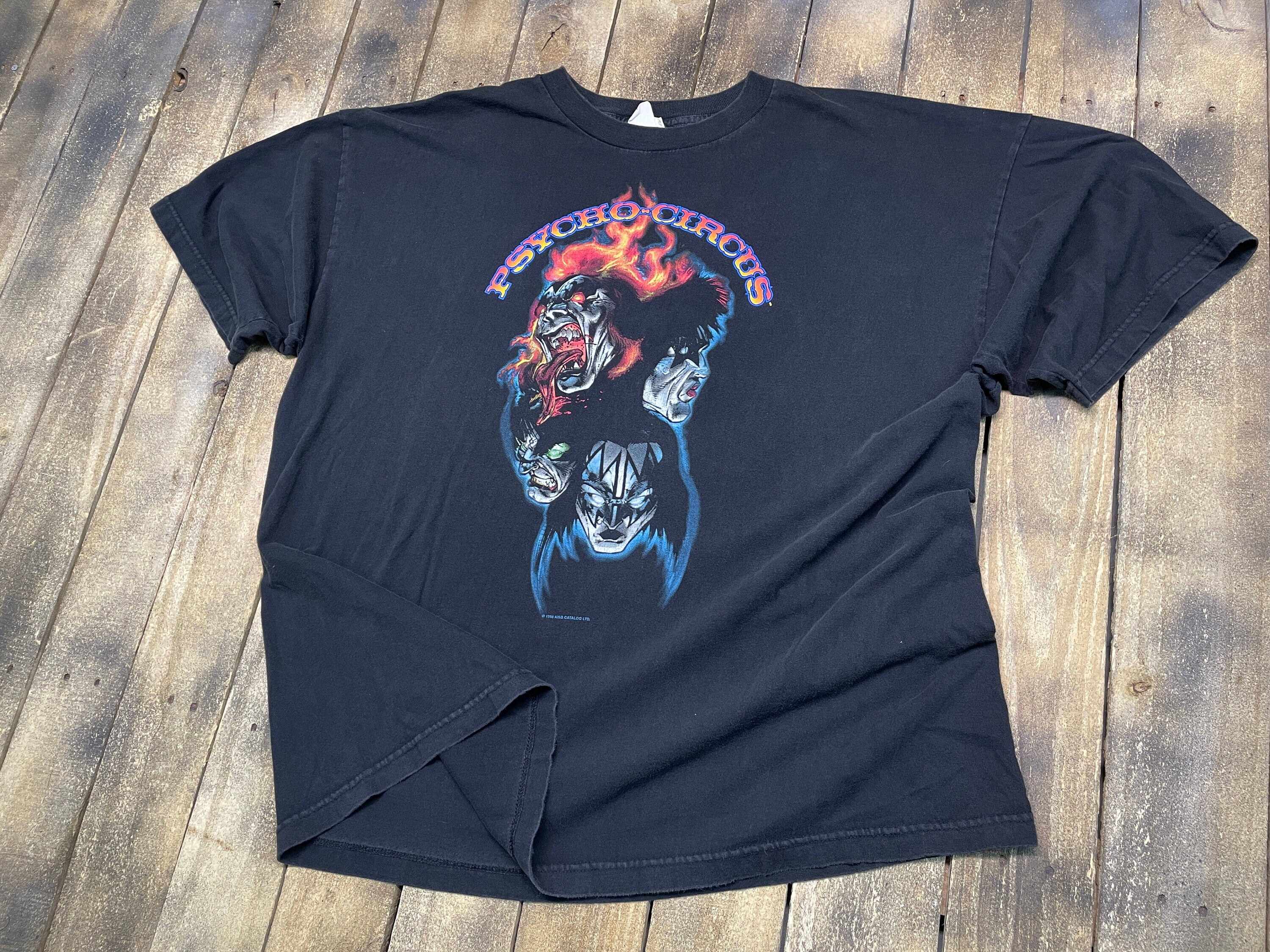 2XL * vintage 90s 1998 Kiss psycho circus t shirt * tour 2XL * vintage 90s 1998 Kiss psycho circus t shirt * tour