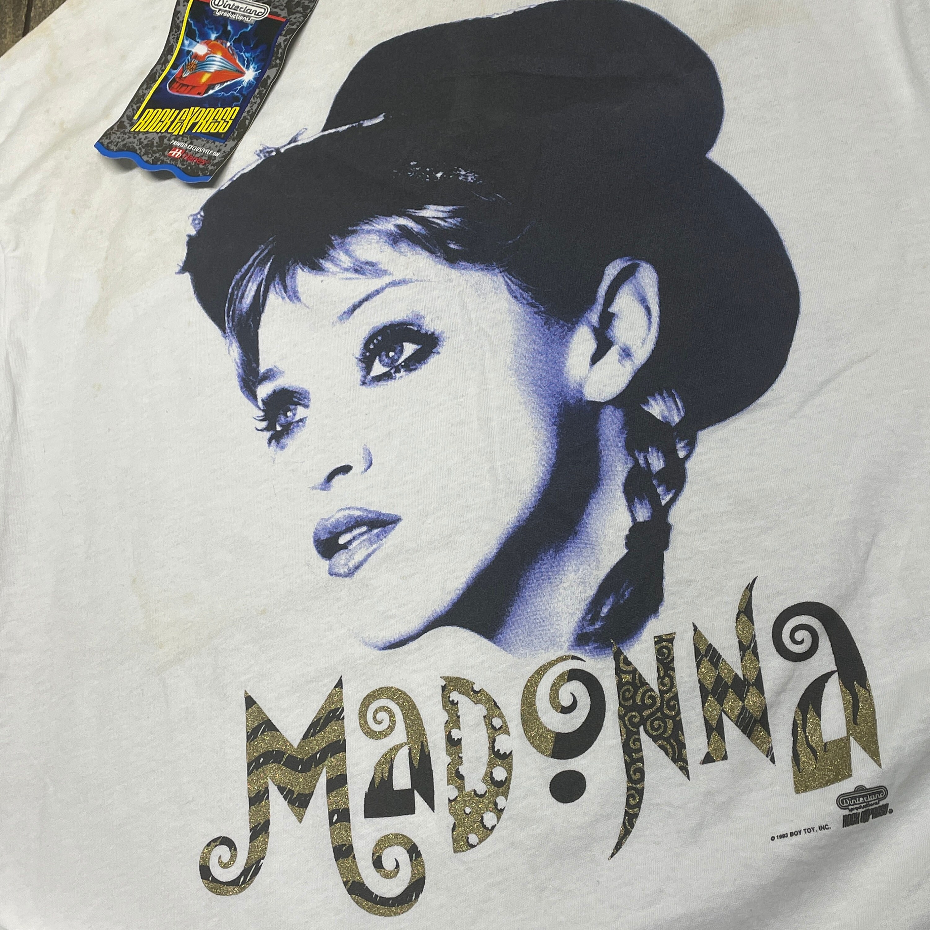 XL * deadstock vintage 90s 1993 Madonna the girlie show t shirt * winterland * 53.156 XL * deadstock vintage 90s 1993 Madonna the girlie show t shirt * winterland * 53.156