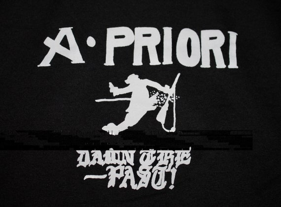 M/L * thin vtg 80s 1988 A Priori t shirt * punk ja