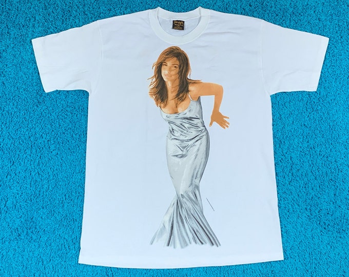 L * nos vtg 90s 1997 Gloria Estefan t shirt * tour concert hawaii miami sound machine * 59.191