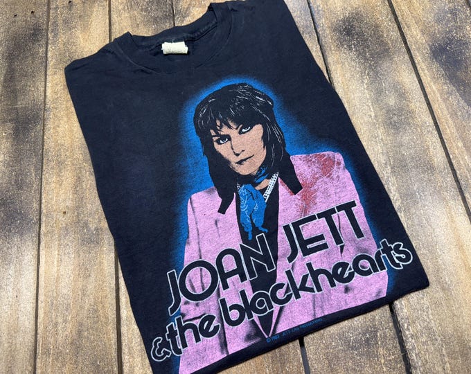 S vintage 1982 Joan Jett I Love Rock & Roll tour t shirt * 80s runaways