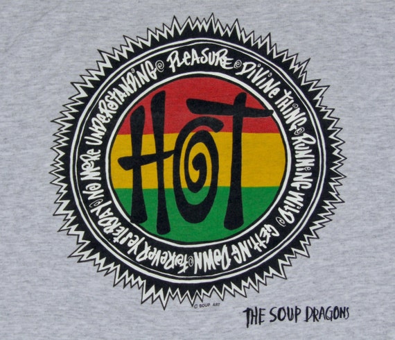 XL * NOS vtg 90s 1992 The Soup Dragons hotwired 2… - image 1