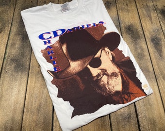 XL * vintage 1993 Charlie Daniels Band tour t shirt * classic rock country concert 90s