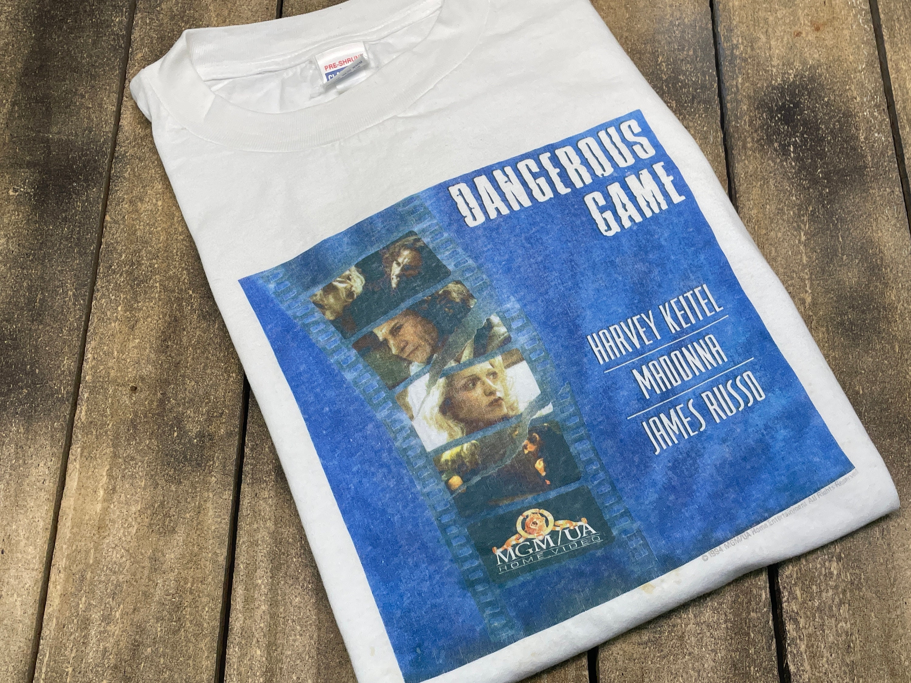 XL * vintage 90s 1994 Dangerous Game movie t shirt * Madonna