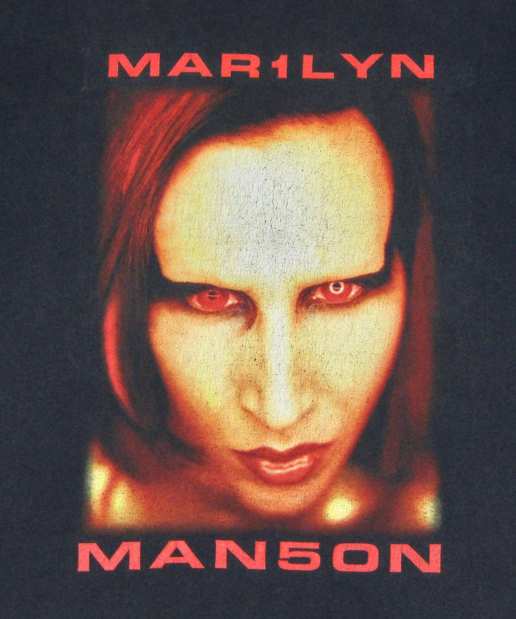XL * vtg Marilyn Manson bigger than satan Winterland t shirt XL * vtg Marilyn Manson bigger than satan Winterland t shirt