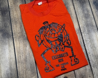 XS vintage 1979 Todd Rungren Utopia halloween Capitol Theatre new jersey show t shirt * tour band 70s