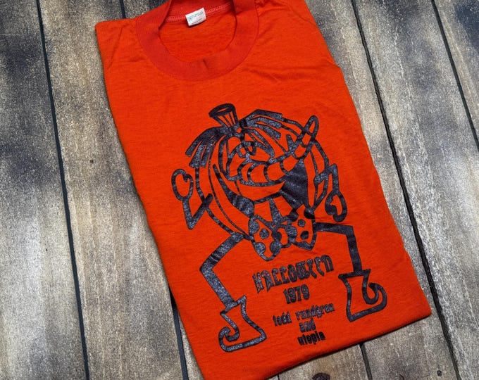 XS vintage 1979 Todd Rungren Utopia halloween Capitol Theatre new jersey show t shirt * tour band 70s