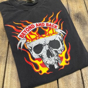 XL * vintage 90s 1997 X band t shirt * exene cervenka punk Beyond and Back * 39.201