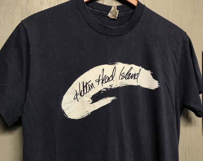 M thin vintage 80s Hilton Head Island tourist t shirt