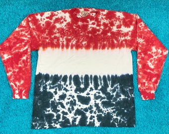 L * vintage 90s tie dye t shirt * 47.172 * single stitch