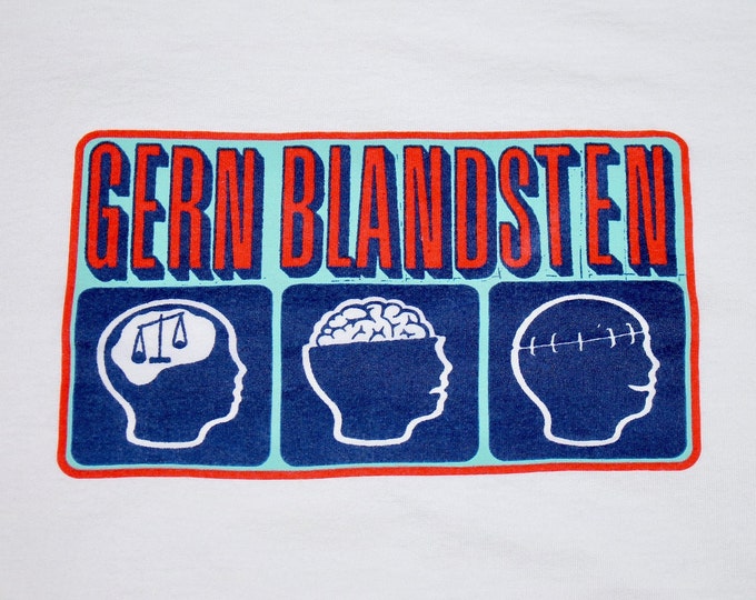 XL * vtg 90s Gern Blandsten record label t shirt * canyon chisel rye coalition ted leo weston the van pelt * 53.126