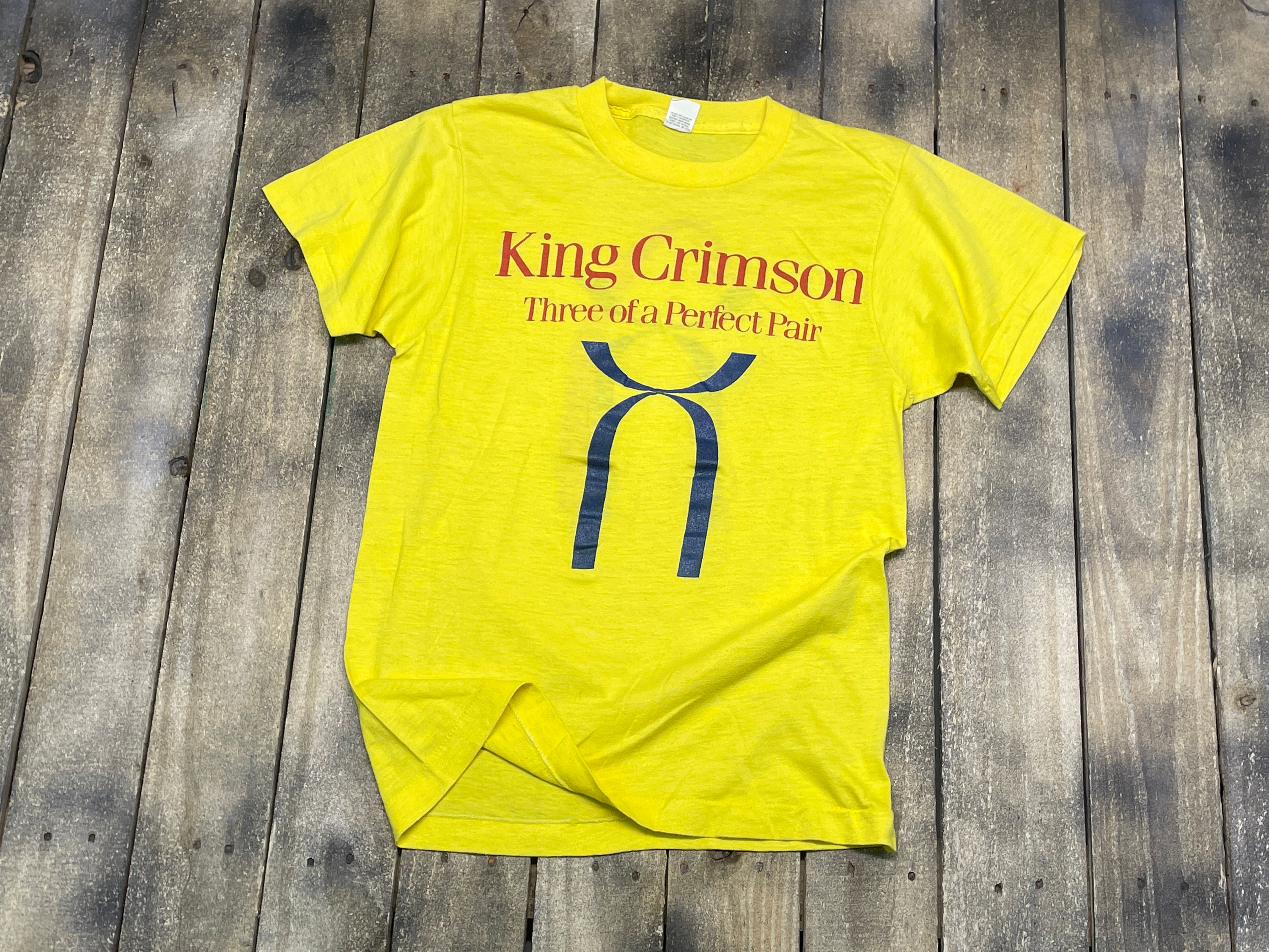S Vintage 80s 1984 King Crimson Three of a Perfect Pair T - Etsy