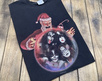 2XL vintage KISS psycho circus christmas t shirt * tour band xxl * 5.181