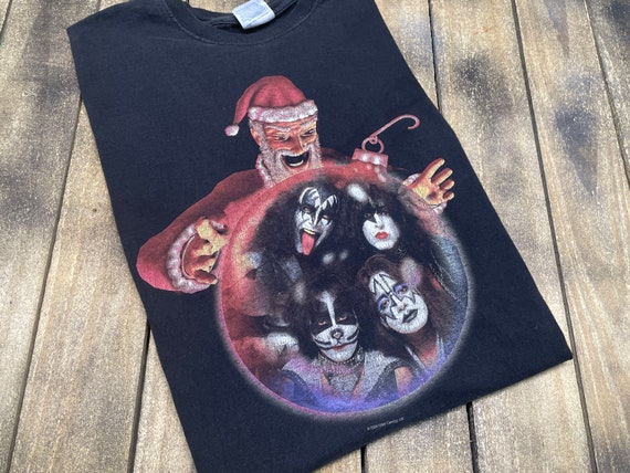 2XL Vintage KISS Psycho Circus Christmas T Shirt Tour Band Xxl