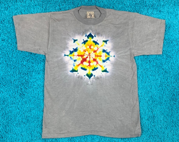 M * vintage 90s tie dye t shirt * single stitch * 46.165