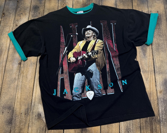 XL vintage 1995 Alan Jackson tour t shirt * who i am country music band tee 90s