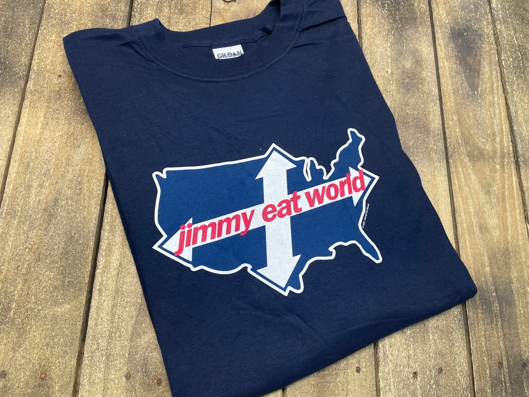 2XL Vintage 2001 Jimmy Eat World Bleed American T Shirt * Punk Emo 