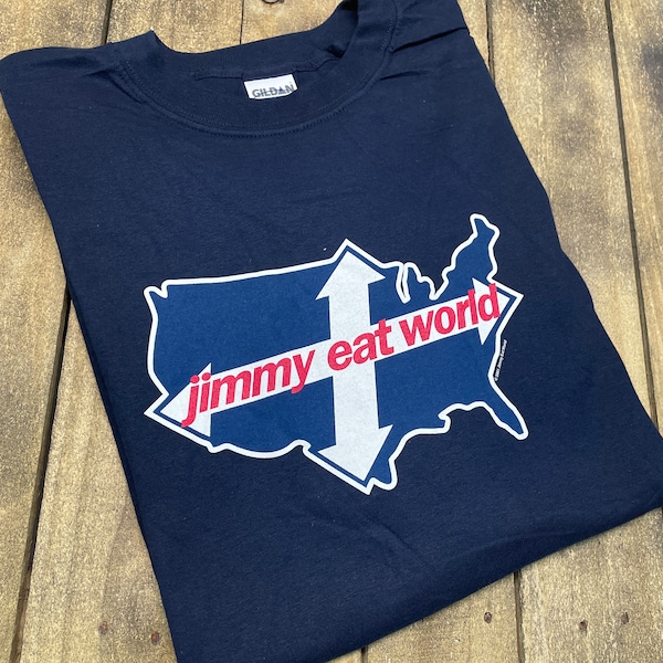 2XL vintage 2001 Jimmy Eat World bleed american t shirt * punk emo tour xxl vtg