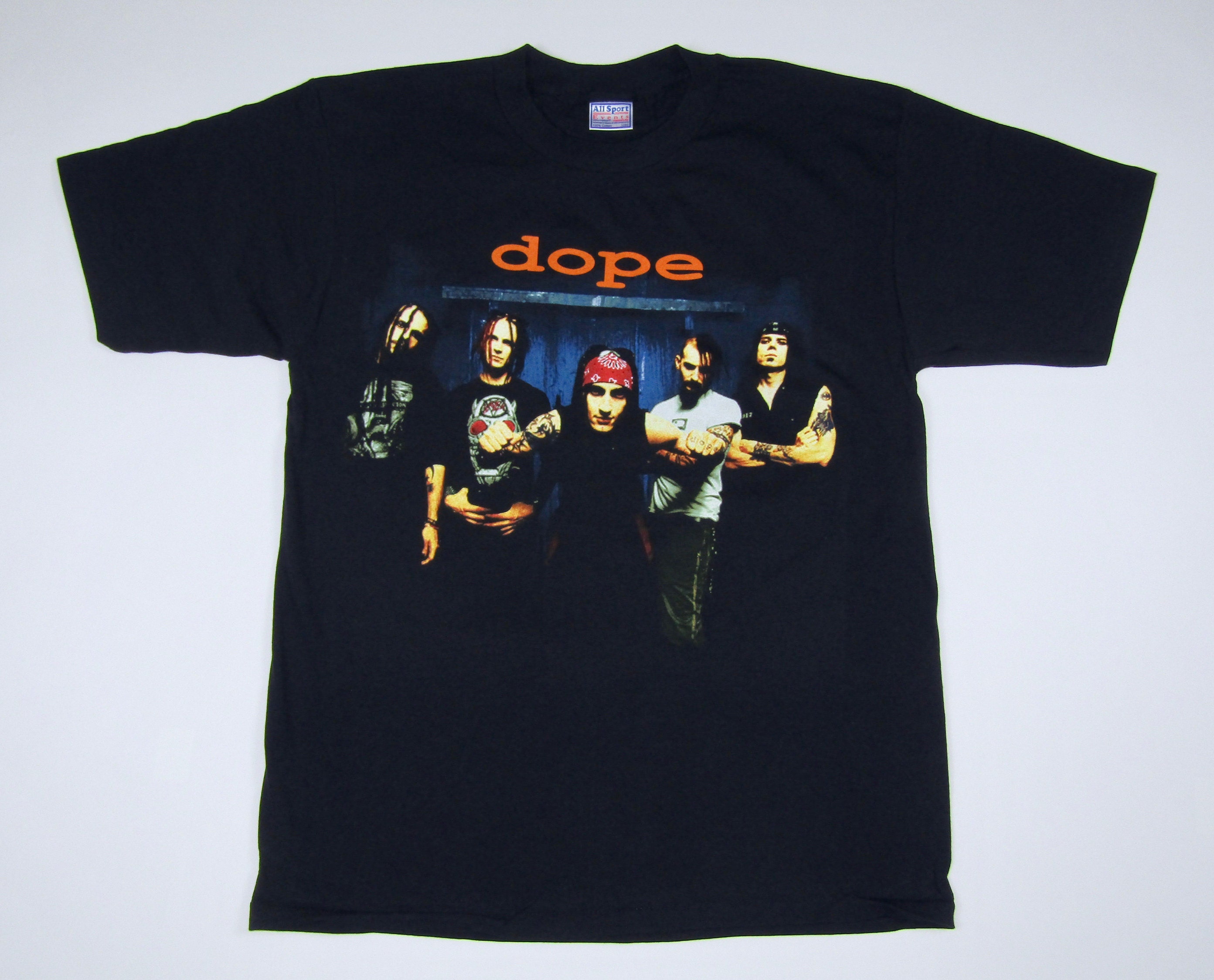 L * vintage 90s DOPE t shirt * nu metal industrial marilyn L * vintage 90s DOPE t shirt * nu metal industrial marilyn