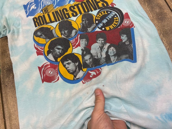 M * vintage 80s 1989 The Rolling Stones steel whe… - image 7