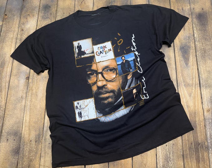 XL * vintage 1992 Eric Clapton tour t shirt