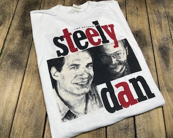 L * vintage 1996 Steely Dan tour t shirt * 90s concert band tee * 52.214